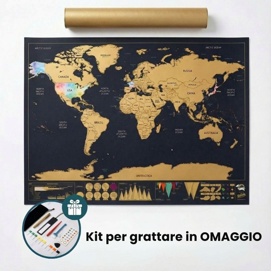 Mondo - Pianifica. Viaggia. Gratta.