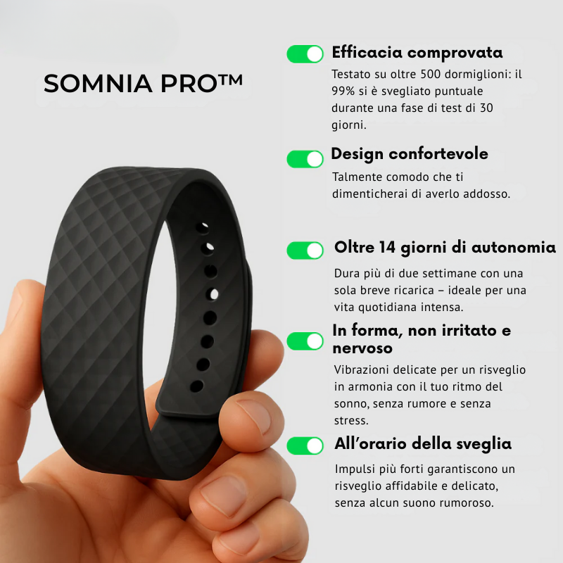 SOMNIA PRO™ - Risveglio silenzioso, energia vera