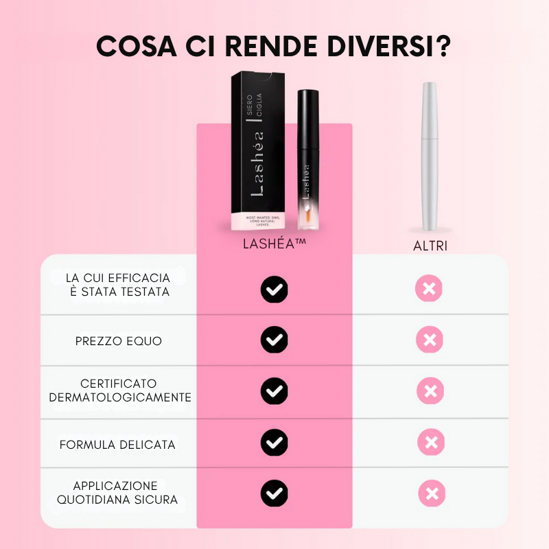 Lashéa™ - Forza naturale, sguardo infinito.