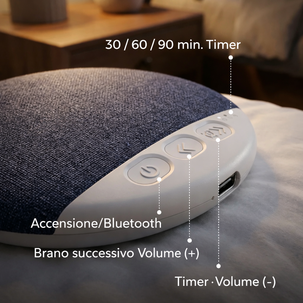 SognoSound™ – Sistema Audio per il Sonno Profondo
