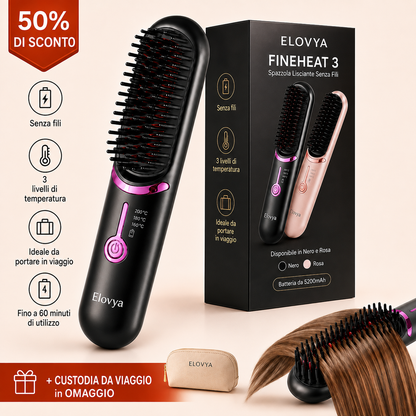 Elovya FineHeat™ 3 | Spazzola lisciante senza fili