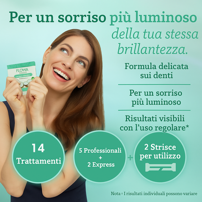 Strisce Sbiancanti Naturali Elovya – All’Olio di Cocco, Senza Dolore, Risultati in 7 Giorni