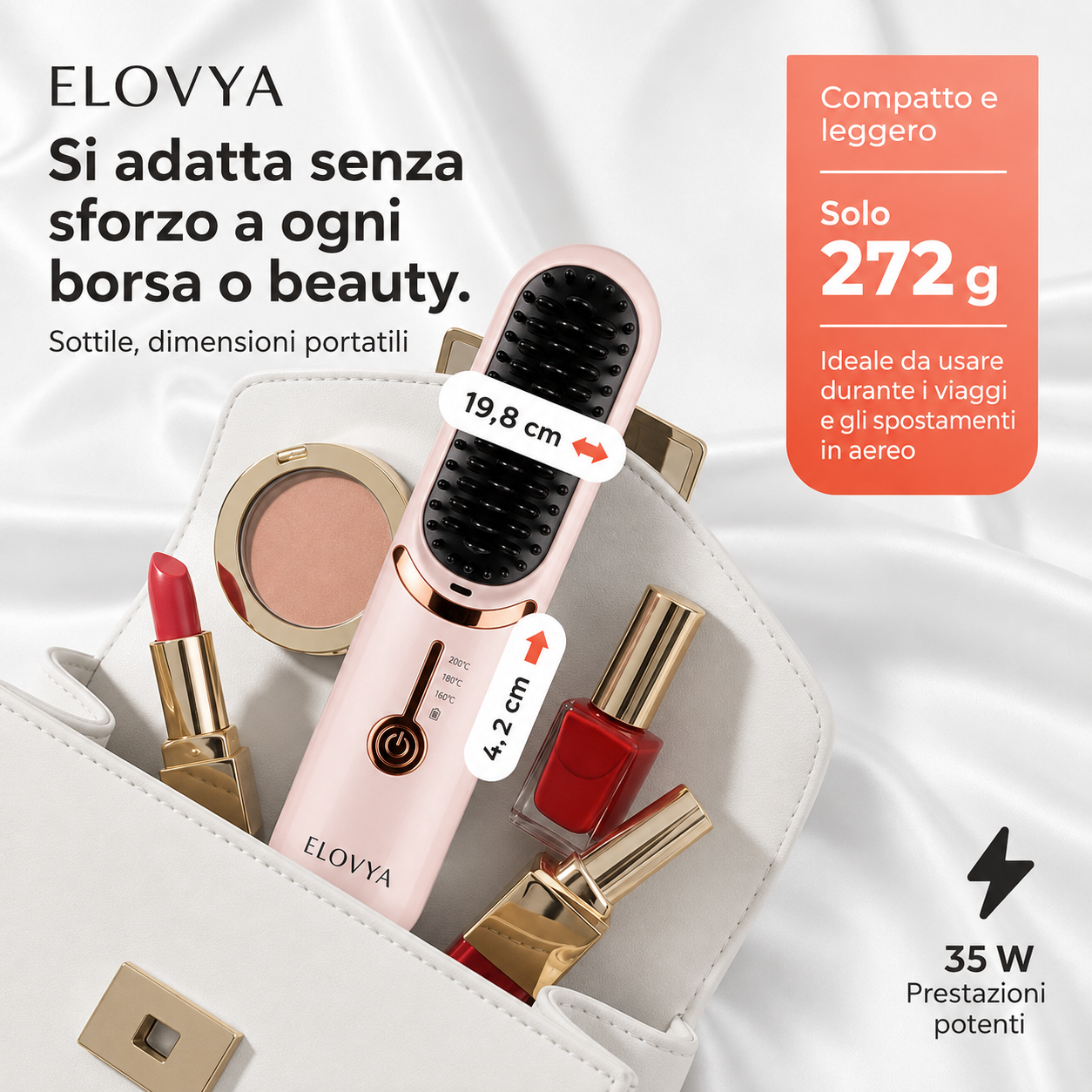 Elovya FineHeat™ 3 | Spazzola lisciante senza fili