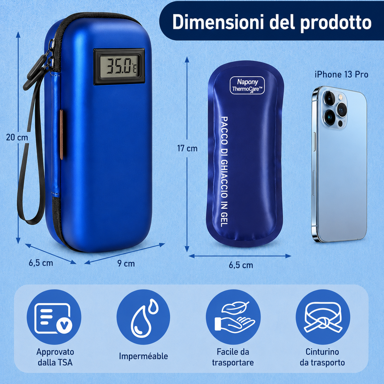 Custodia termica per insulina | Napony ThermoCare™