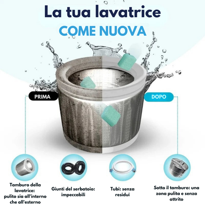 Pastiglie per lavatrice Detox