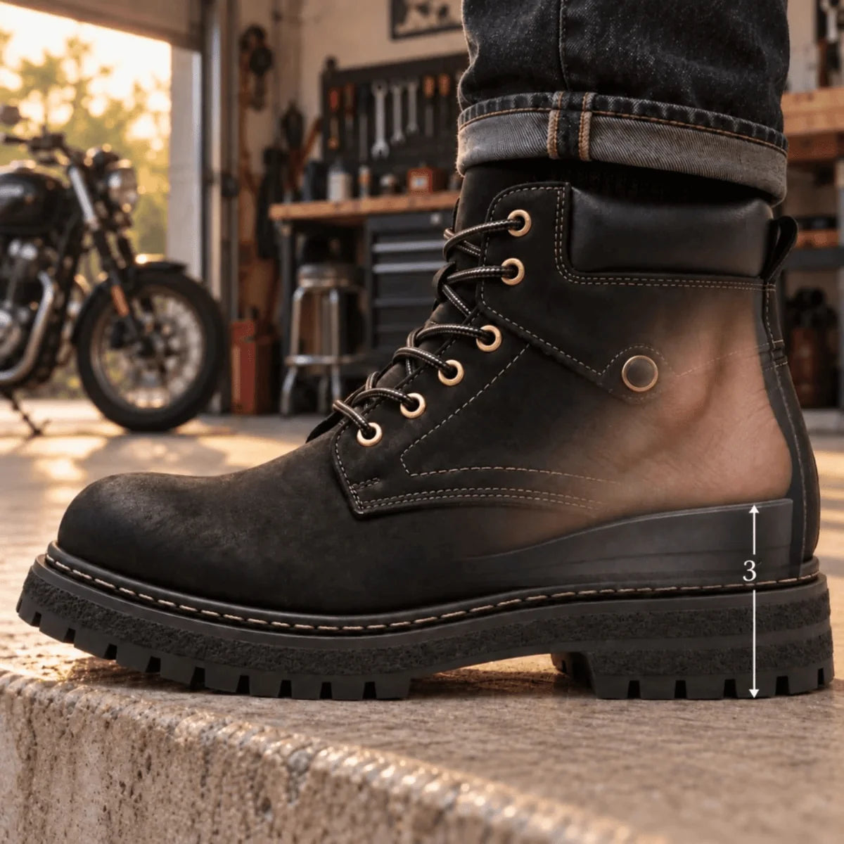 Elovya Valdor™ – Stivali con rialzo invisibile da 8 cm