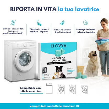 Pastiglie per lavatrice Detox