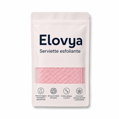 Asciugamano esfoliante Elovya per la doccia