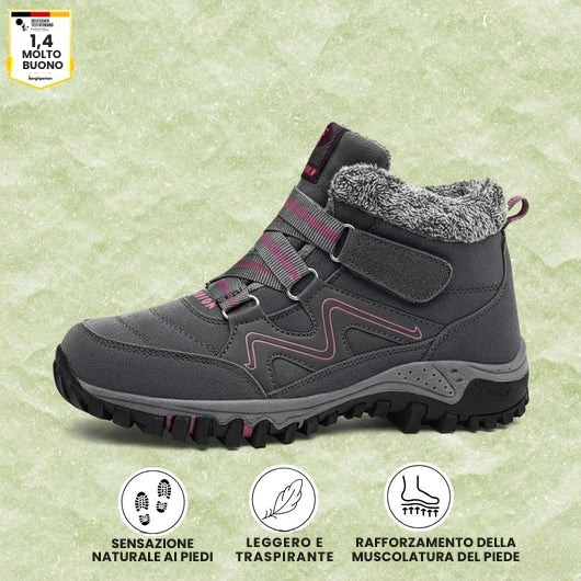 OrthoFit Winter - Scarpa ergonomica, impermeabile e antiscivolo per il sollievo dal dolore