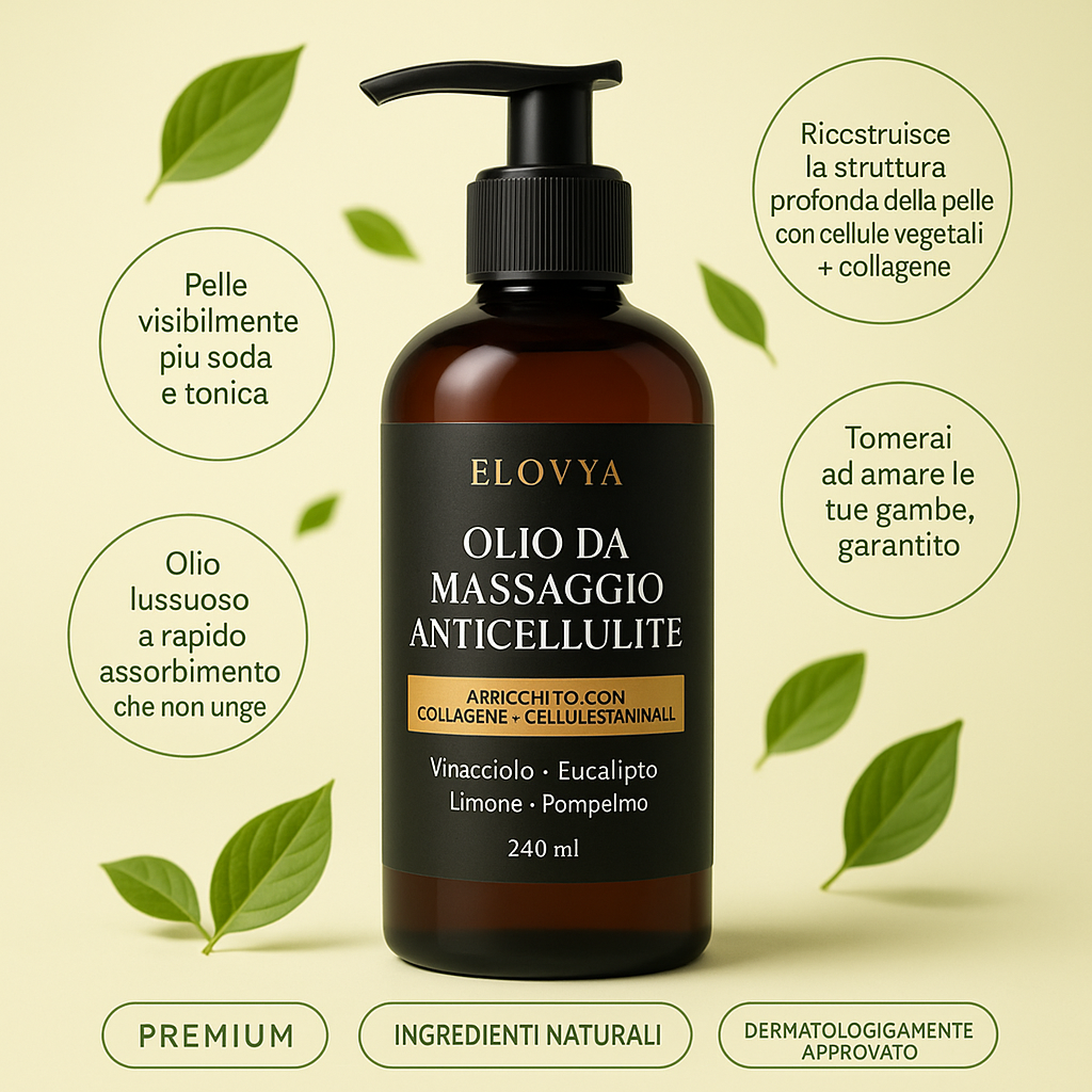 Olio da massaggio anticellulite