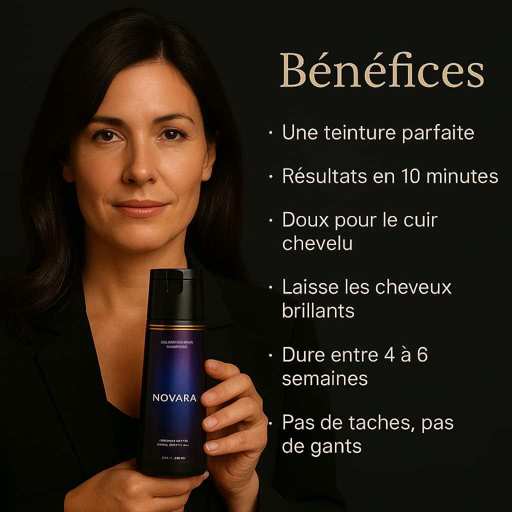 Shampoing colorant instantané