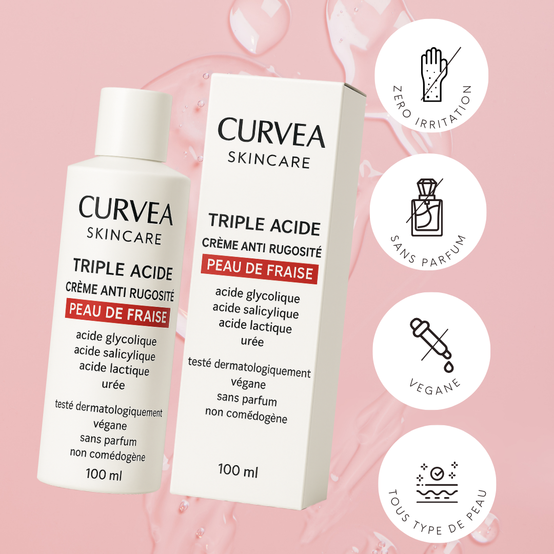 CURVEA | Triple Acide | Peau Lisse et Confiance retrouvée