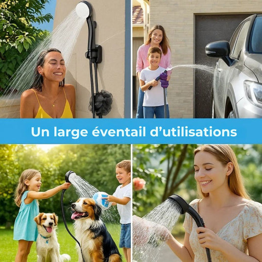 AquaFlow Nomade – La tua doccia portatile, ovunque tu sia