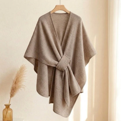 Sciarpa poncho lunga