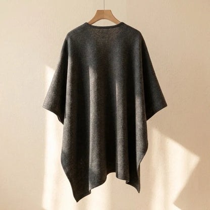 Sciarpa poncho lunga