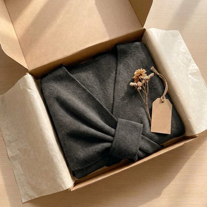 Sciarpa poncho lunga