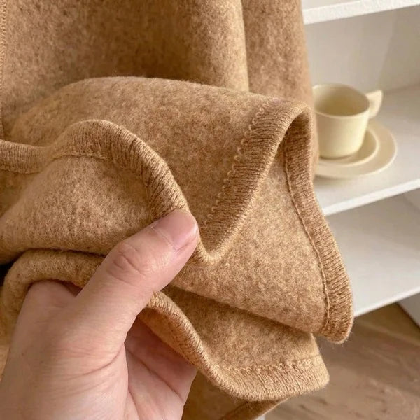 Sciarpa poncho lunga