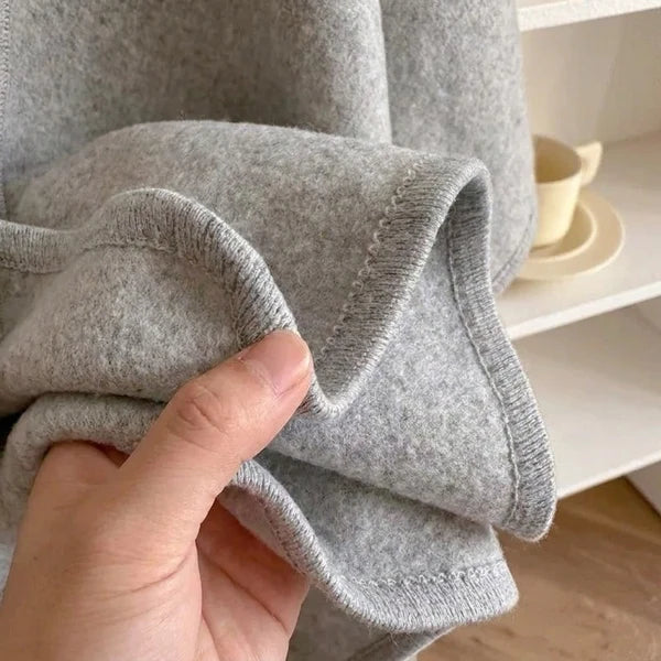 Sciarpa poncho lunga