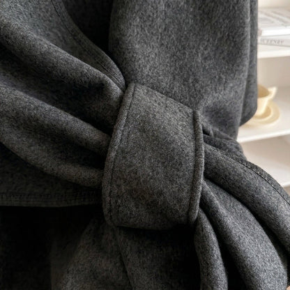 Sciarpa poncho lunga