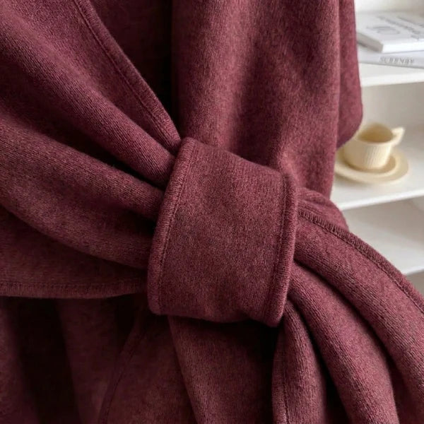 Sciarpa poncho lunga
