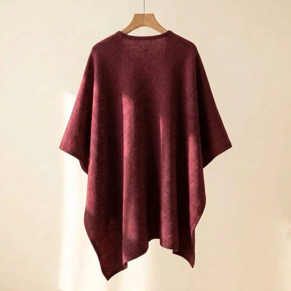 Sciarpa poncho lunga