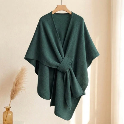 Sciarpa poncho lunga