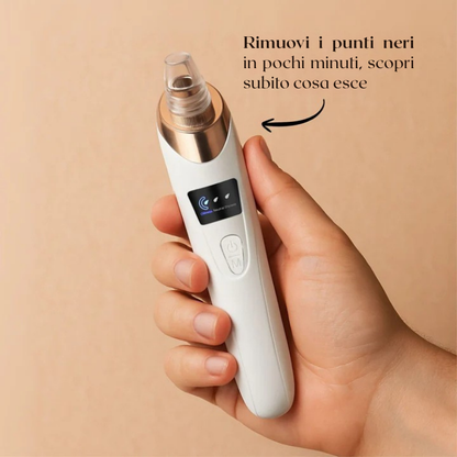 Aspiratore viso innovativo per la cura della pelle