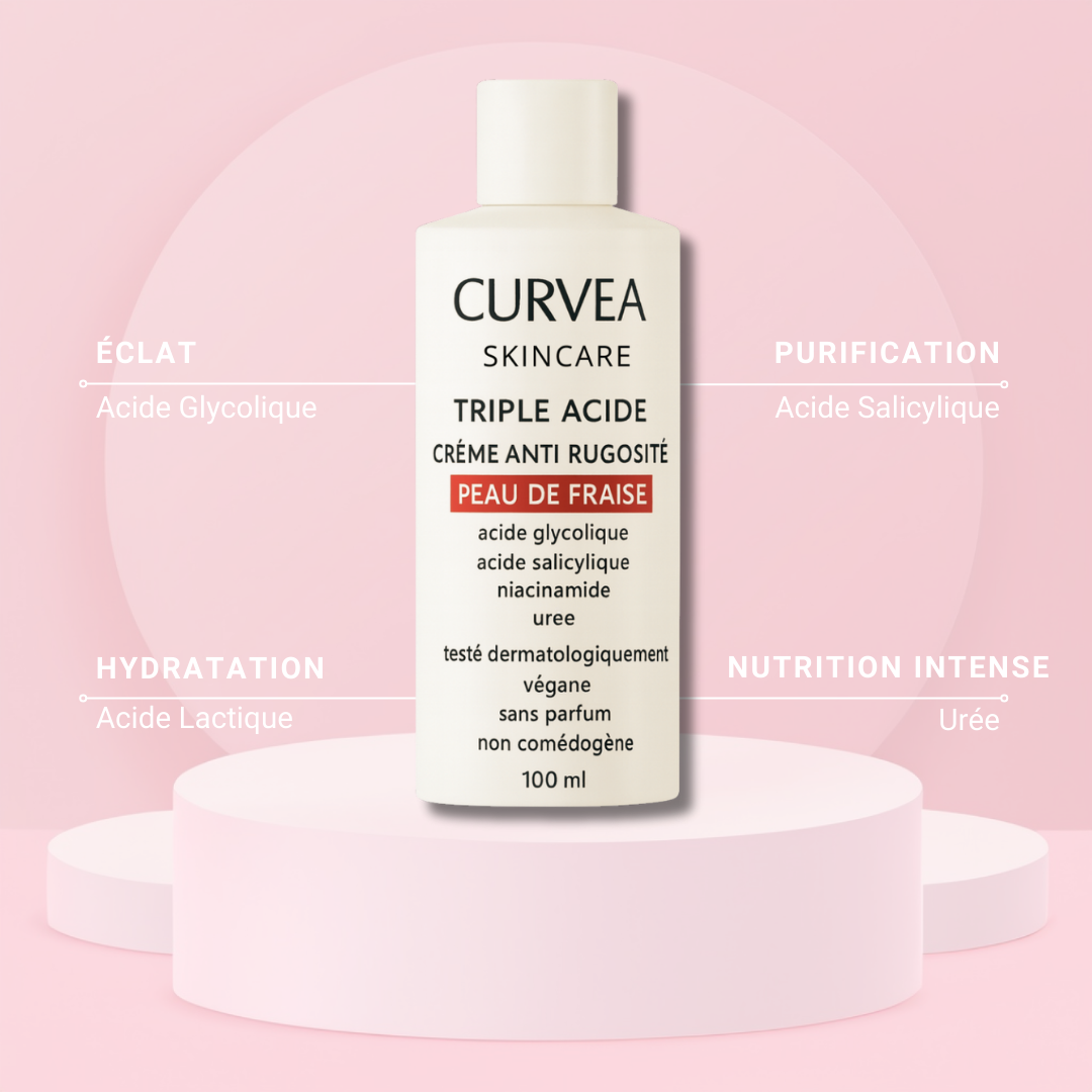 CURVEA | Triple Acide | Peau Lisse et Confiance retrouvée