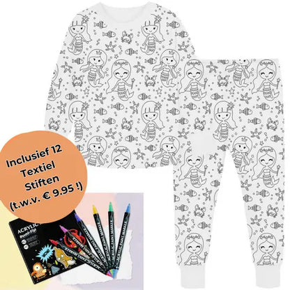 4Little™ | Inkleurbare Kinder Pyjama