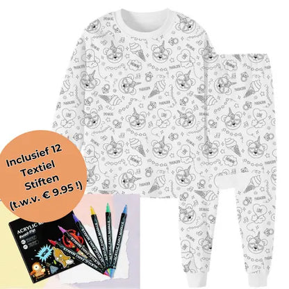 4Little™ | Inkleurbare Kinder Pyjama