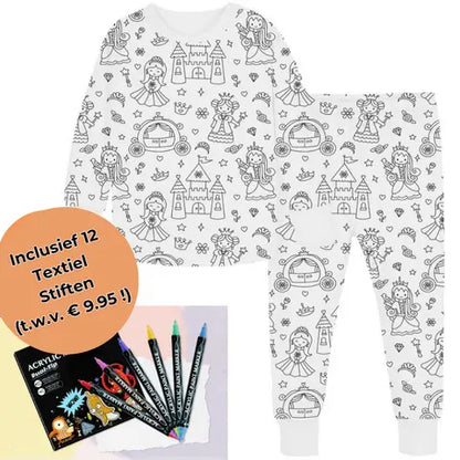 4Little™ | Inkleurbare Kinder Pyjama