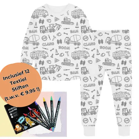 4Little™ | Inkleurbare Kinder Pyjama