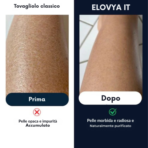 Ecovia - Asciugamano Doccia Esfoliante