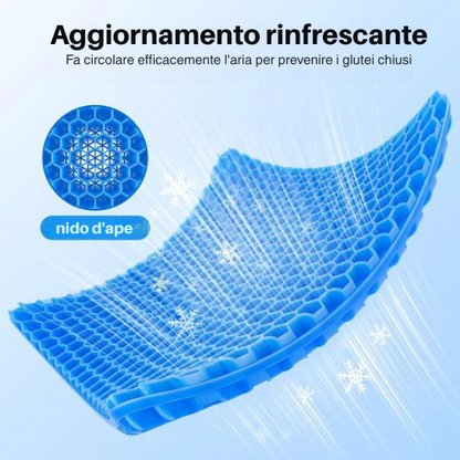 Cuscino Gel Ergonomico per Seduta Comoda e Sollievo Immediato