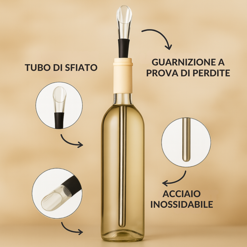 Raffredda-vino - Mai più vino tiepido!