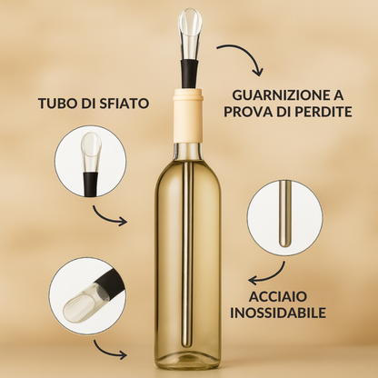 Raffredda-vino - Mai più vino tiepido!