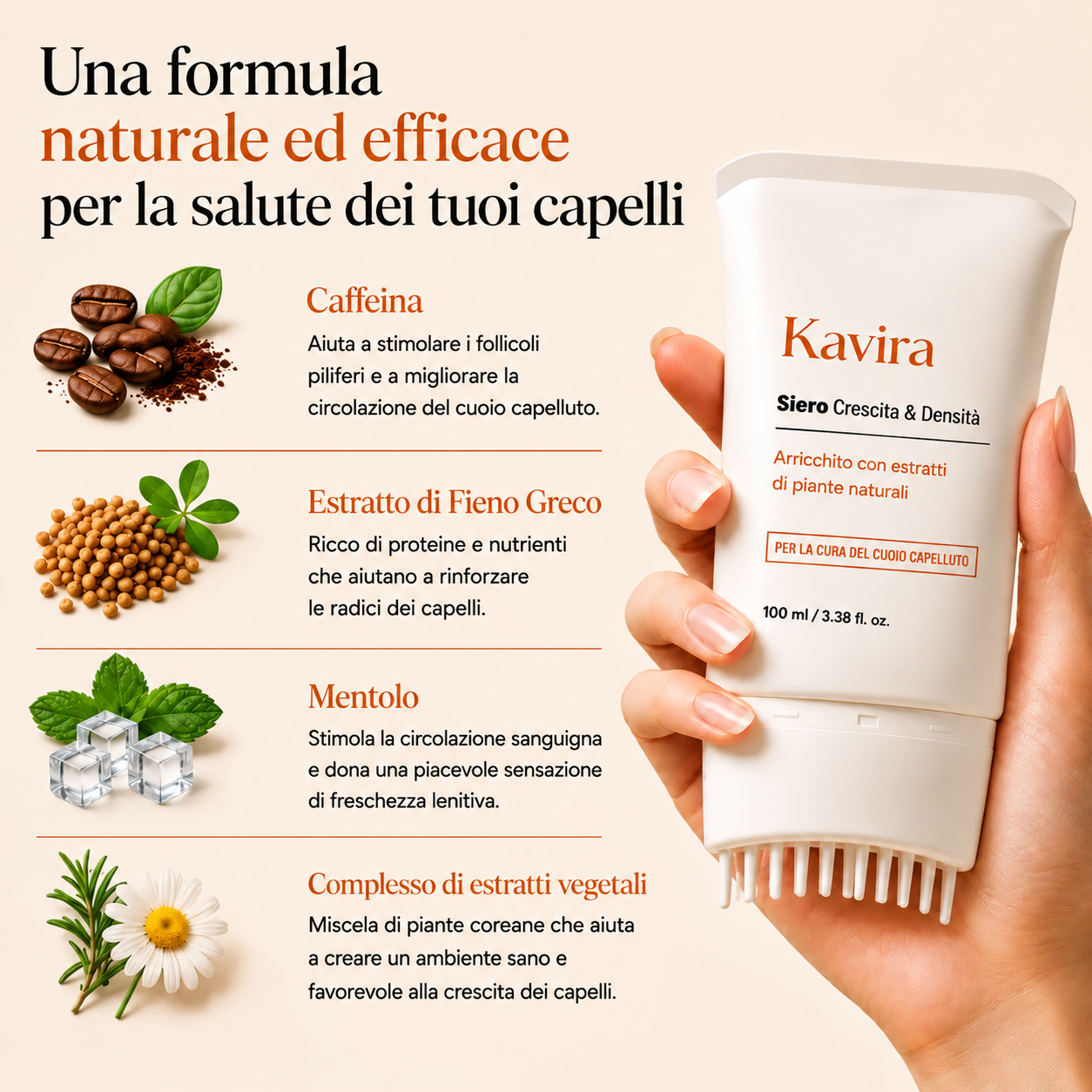 Siero per capelli Kavira