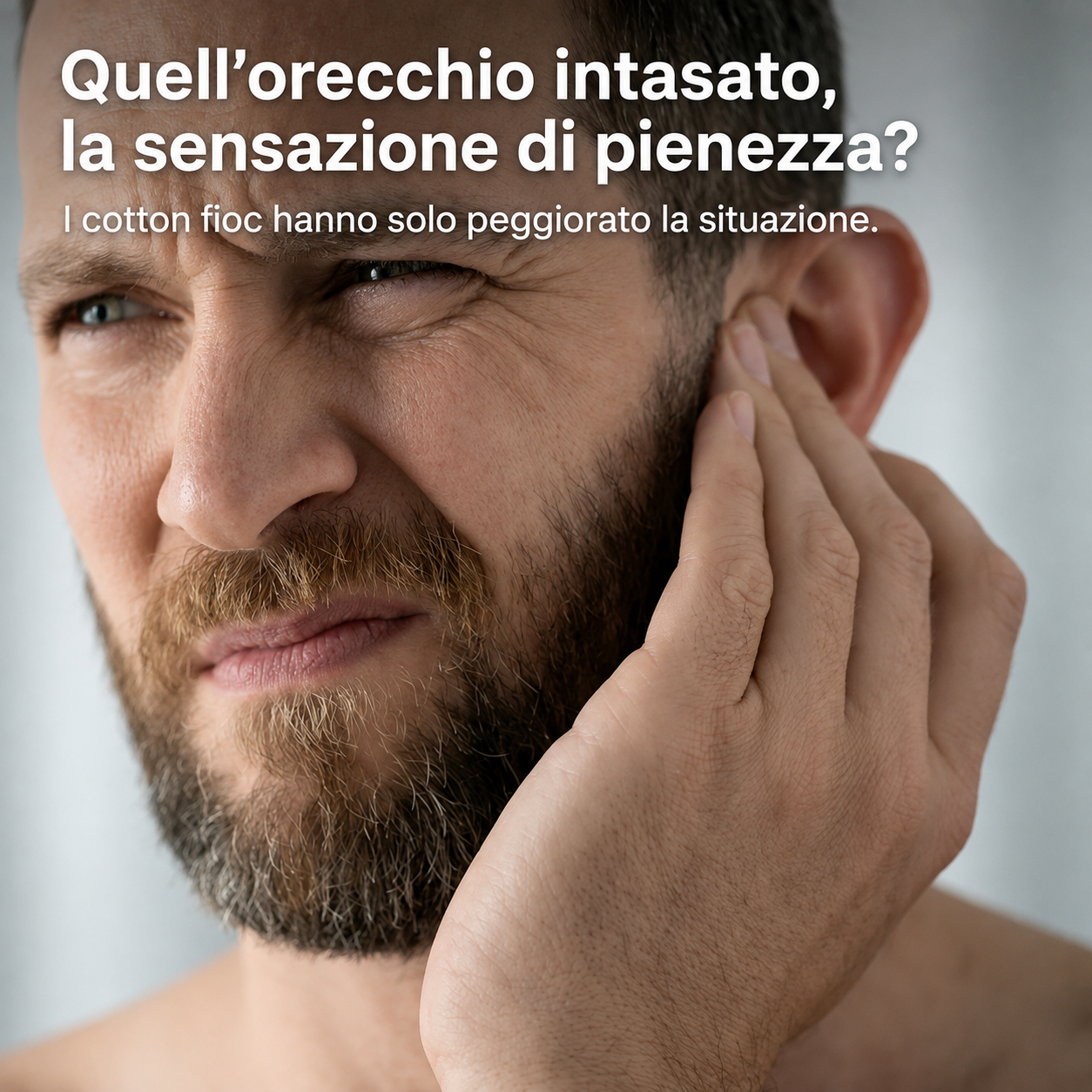 Pulitore auricolare adesivo