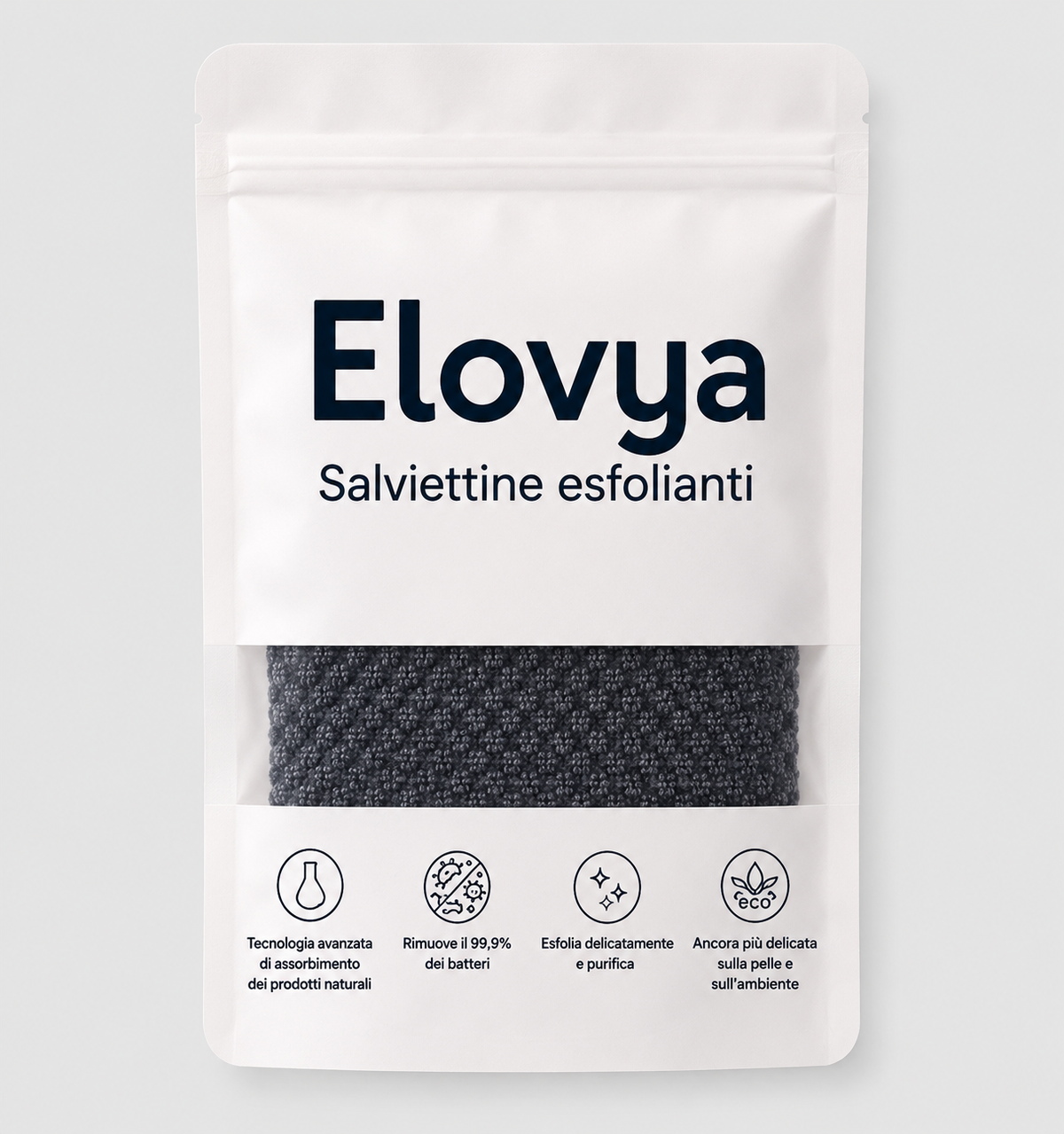 Asciugamano esfoliante Elovya per la doccia