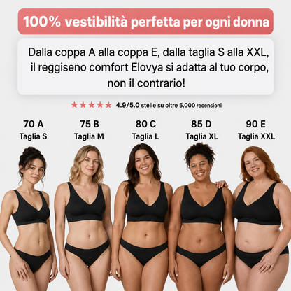 Reggiseno comfort Elovya senza cuciture e ferretti