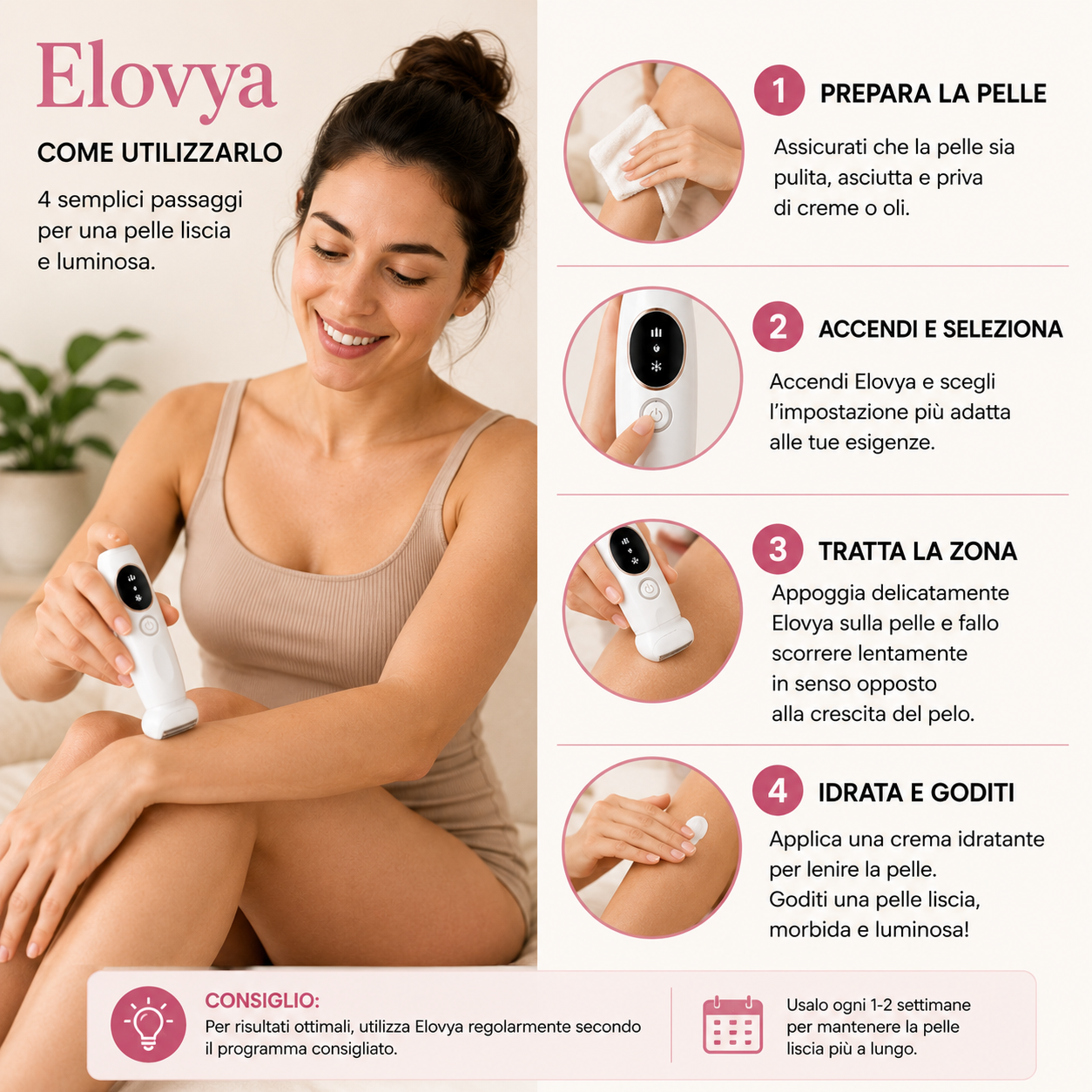 Rasoio Elovya 5 in 1 Elovya