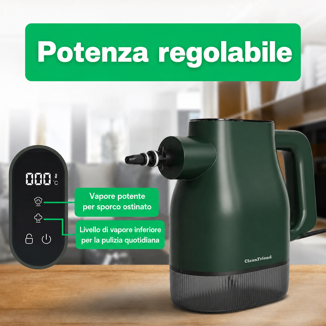 CleanFriend PureSteam™ Pulitore a Vapore