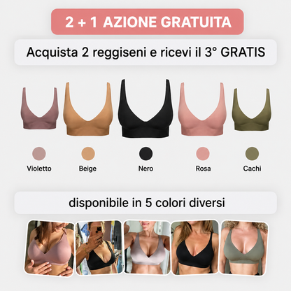 Reggiseno comfort Elovya senza cuciture e ferretti