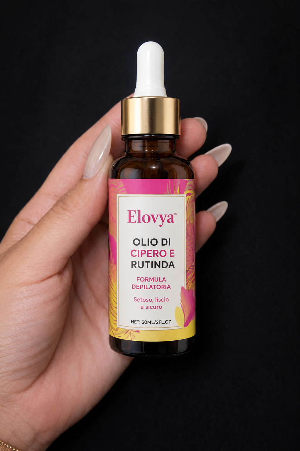 Formula all’olio di Cyperus Rotundus per ridurre la ricrescita dei peli
