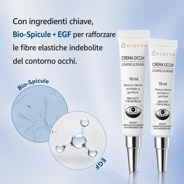 Elovya® contro le borse sotto gli occhi