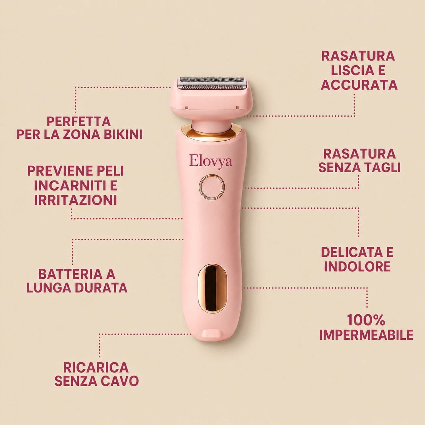 CalmTrim – Rasoio e regolabarba elettrico