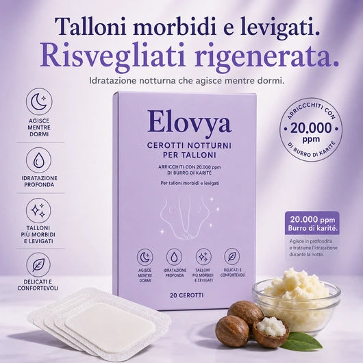 Cerotti Elovya per talloni al burro di karité