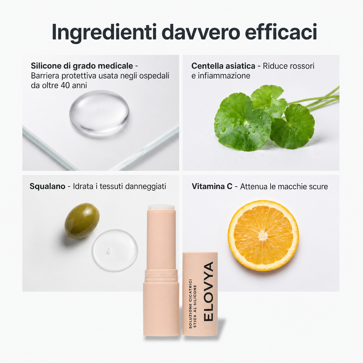 Stick™ per il trattamento clinico delle cicatrici da acne