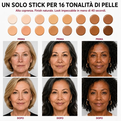 Fondotinta Stick Adattivo – Il fondotinta in stick che dona nuova luminosità alla pelle matura