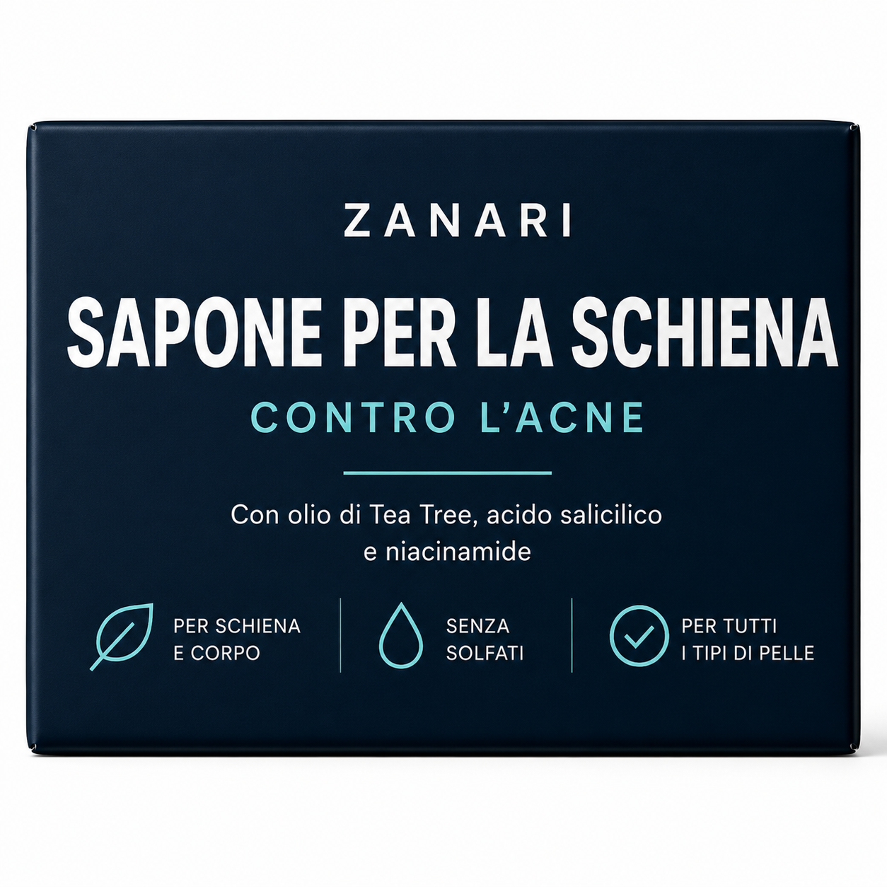 Sapone Zanari per la schiena contro l’acne